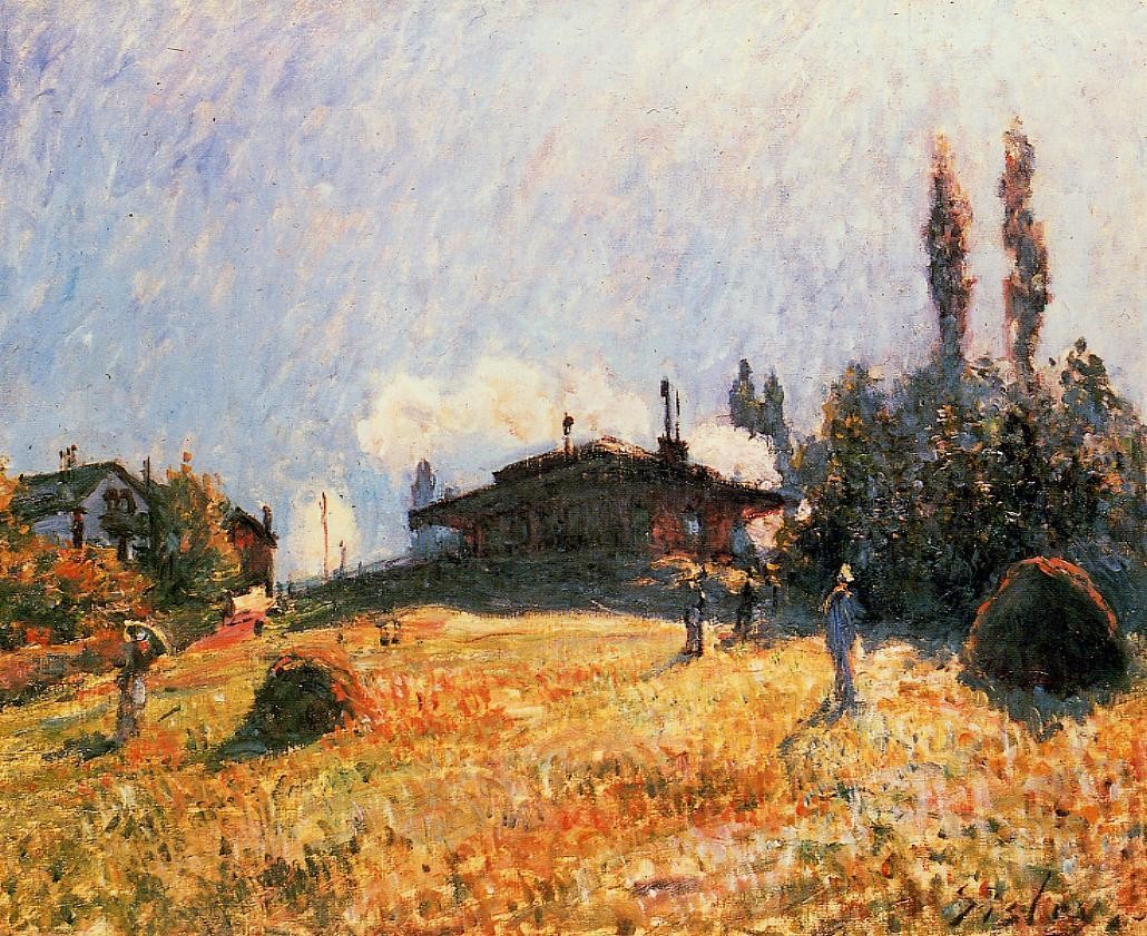 Station at Sevres by Alfred Sisley