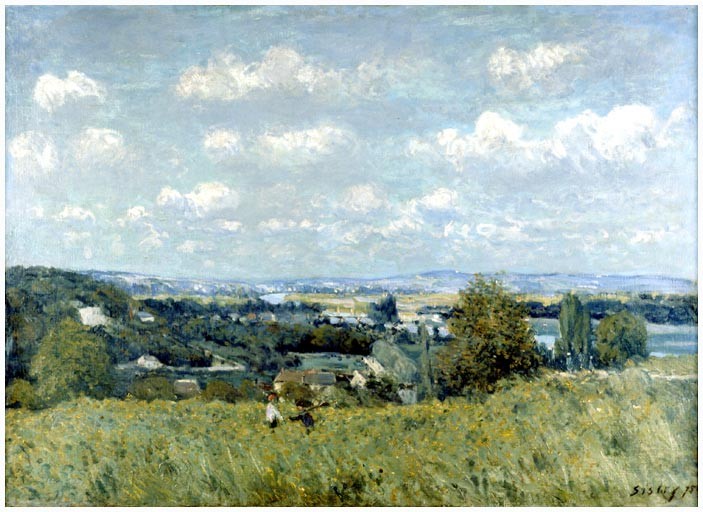 Valley of the Seine at Saint Cloud by Alfred Sisley
