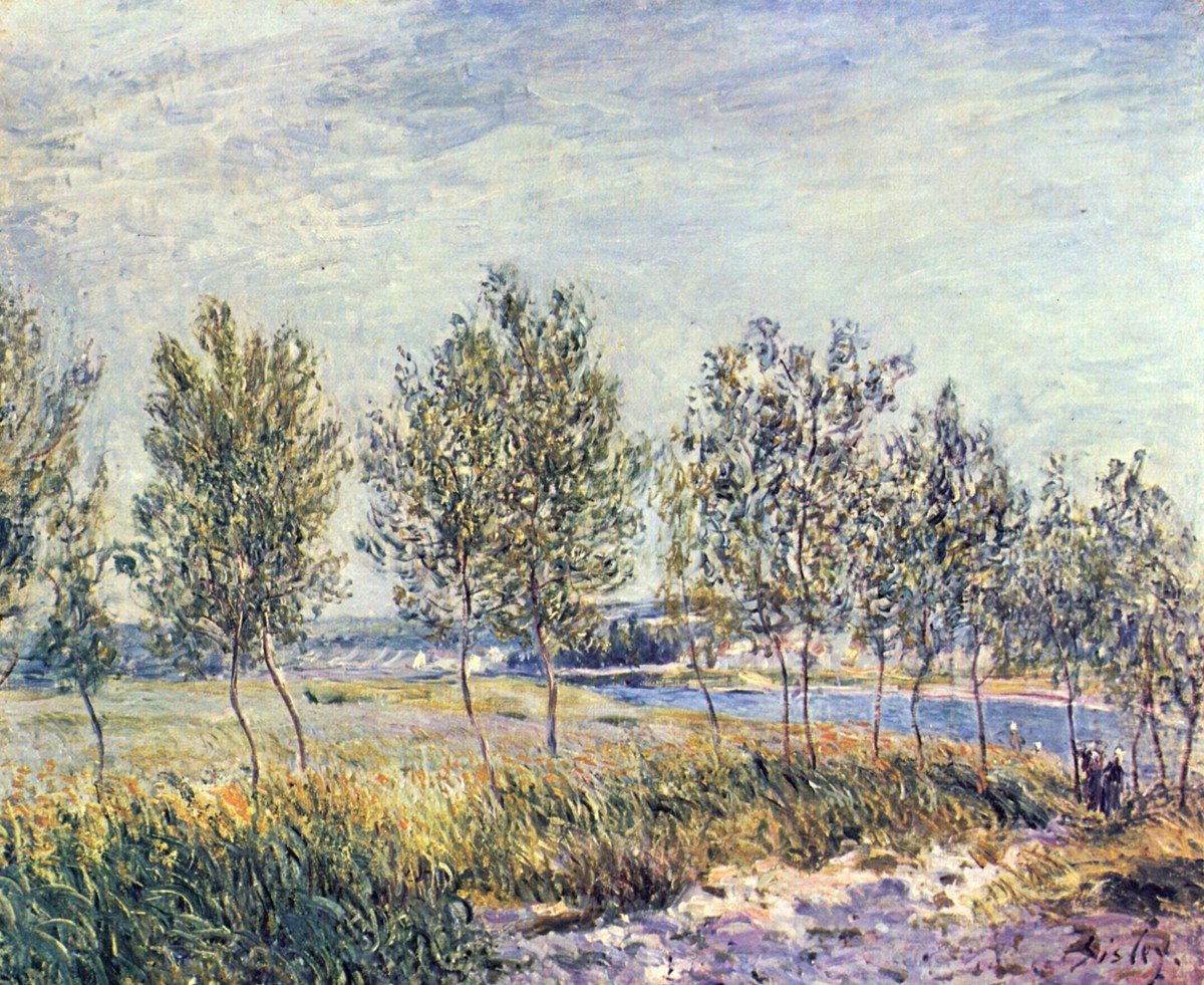 Wiese By by Alfred Sisley