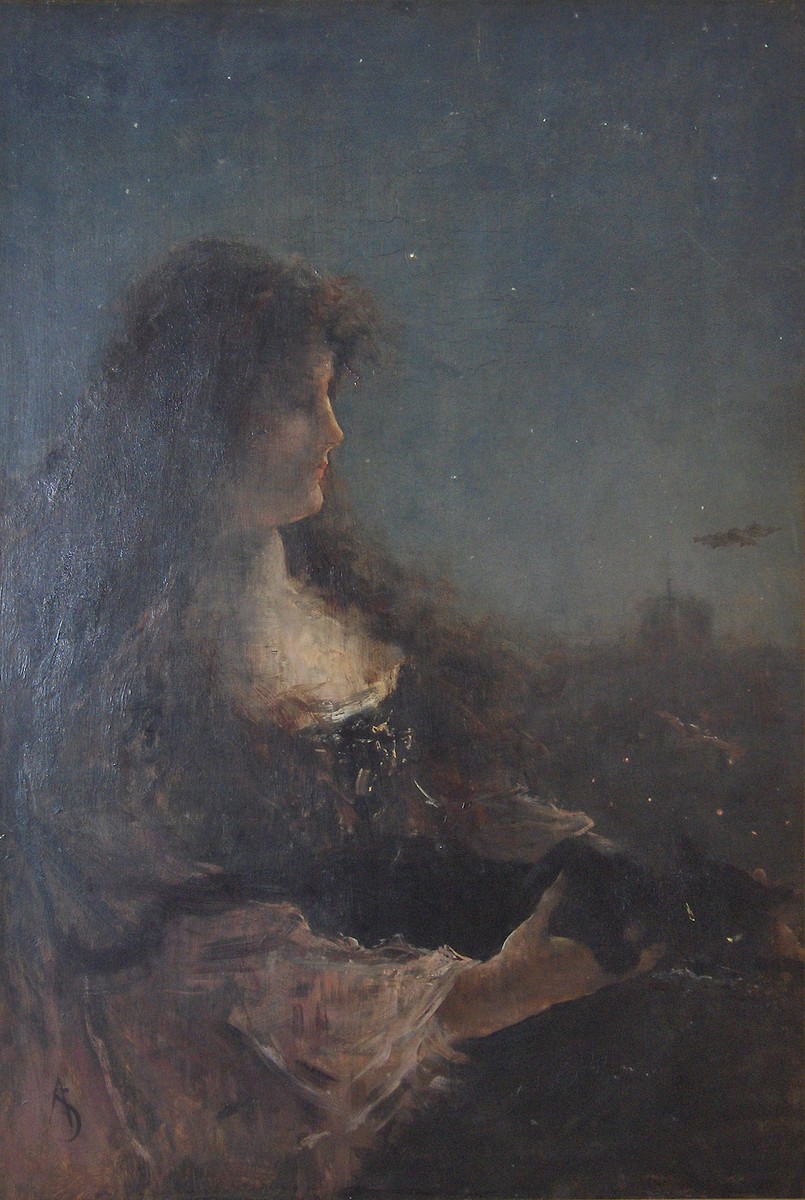 Allegory of the night by Alfred Stevens