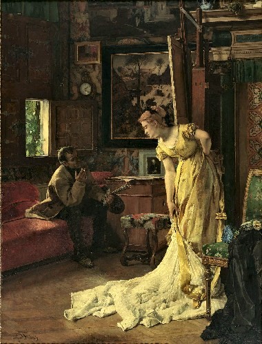 The Studio by Alfred Stevens