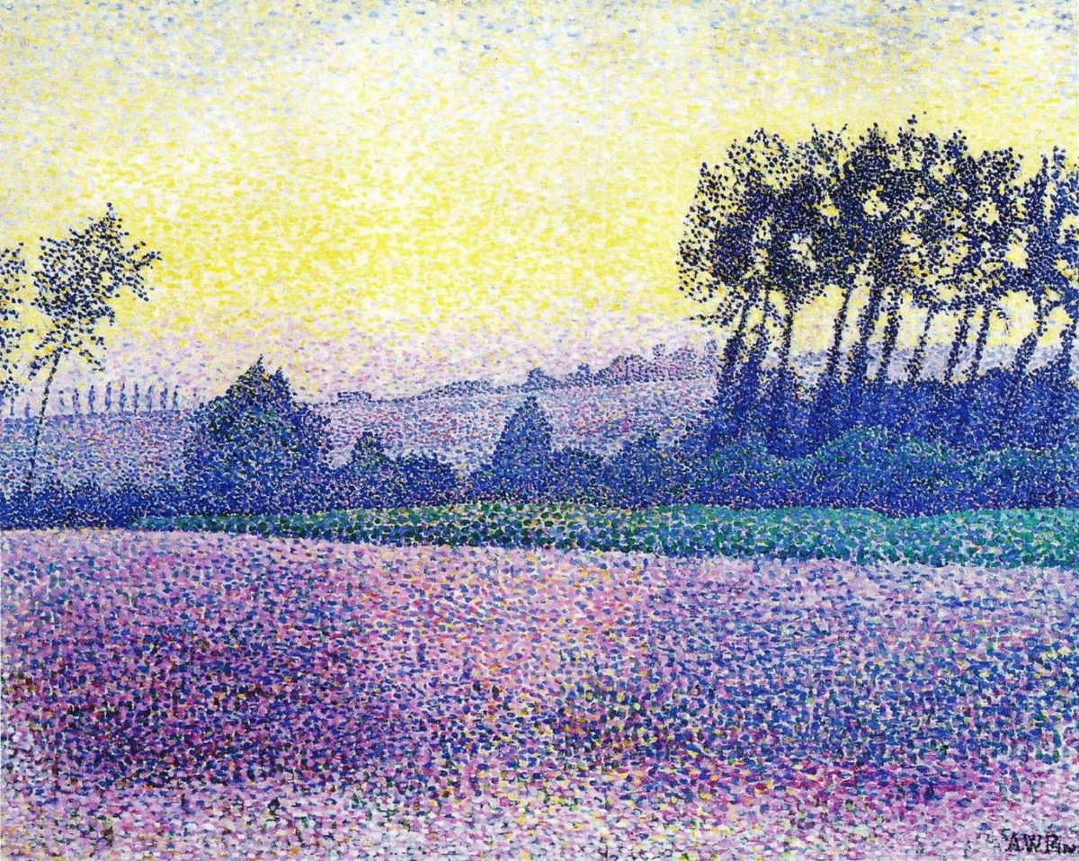 Auringonlaskun Maisema by Alfred William Finch