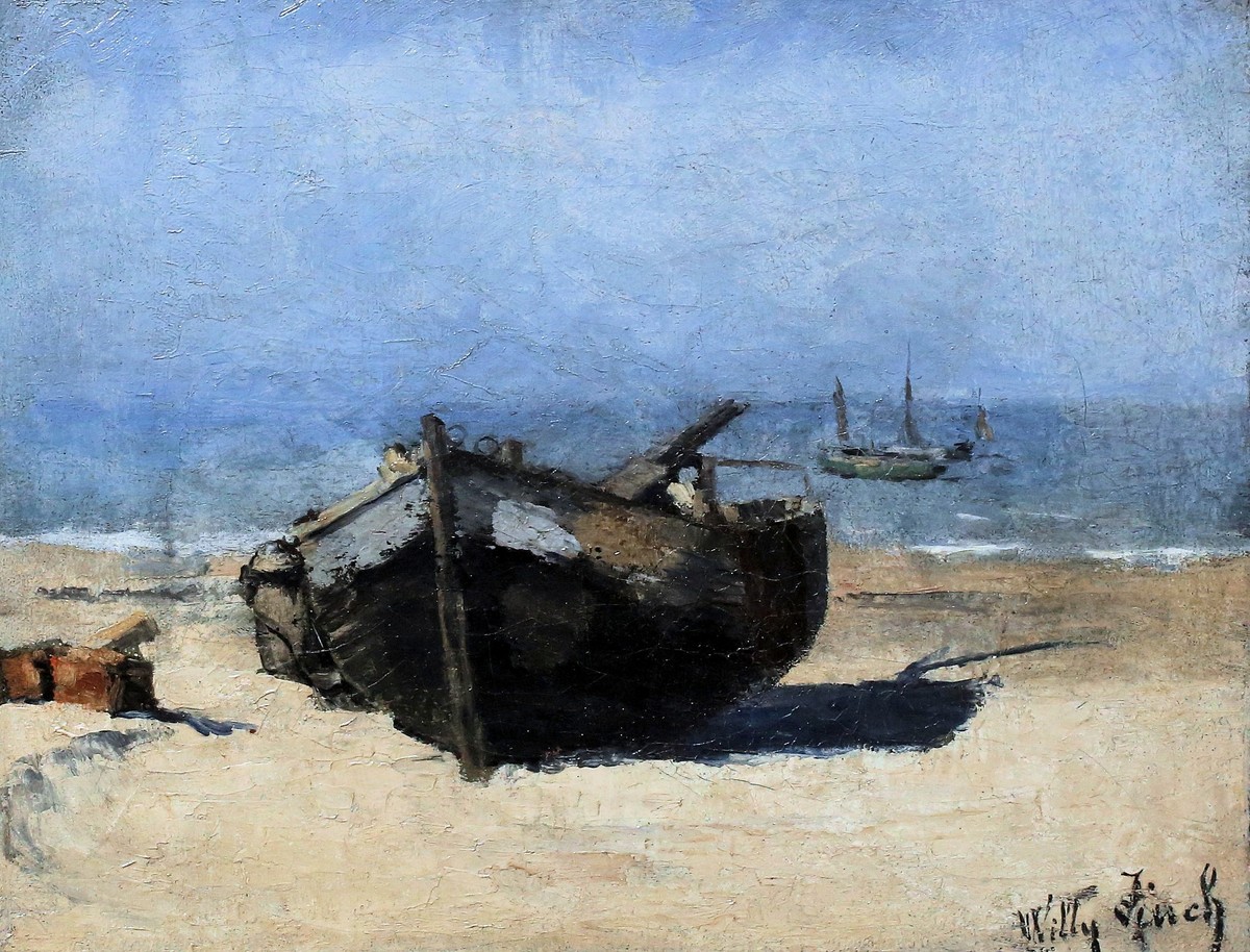 Barques Échouées by Alfred William Finch