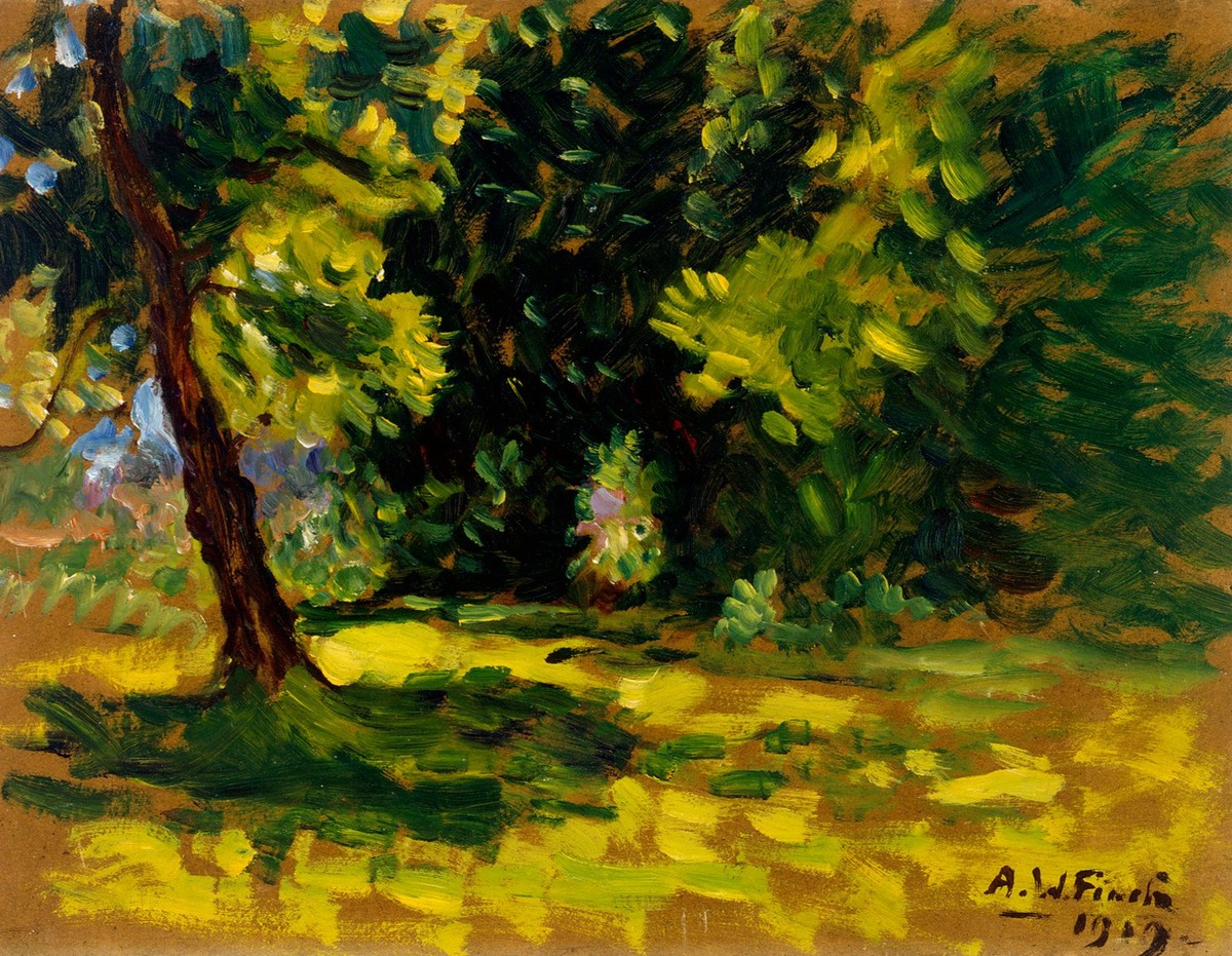 Bushes by Alfred William Finch