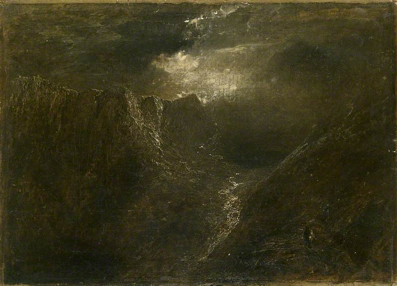 Glen Lyon by Moonlight, Snowdon by Alfred William Hunt