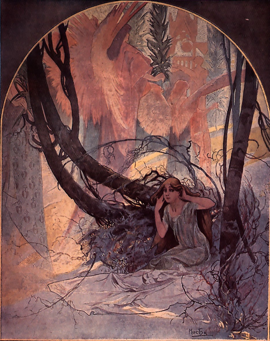 Easter Chimes Awaken Nature by Alphonse Mucha