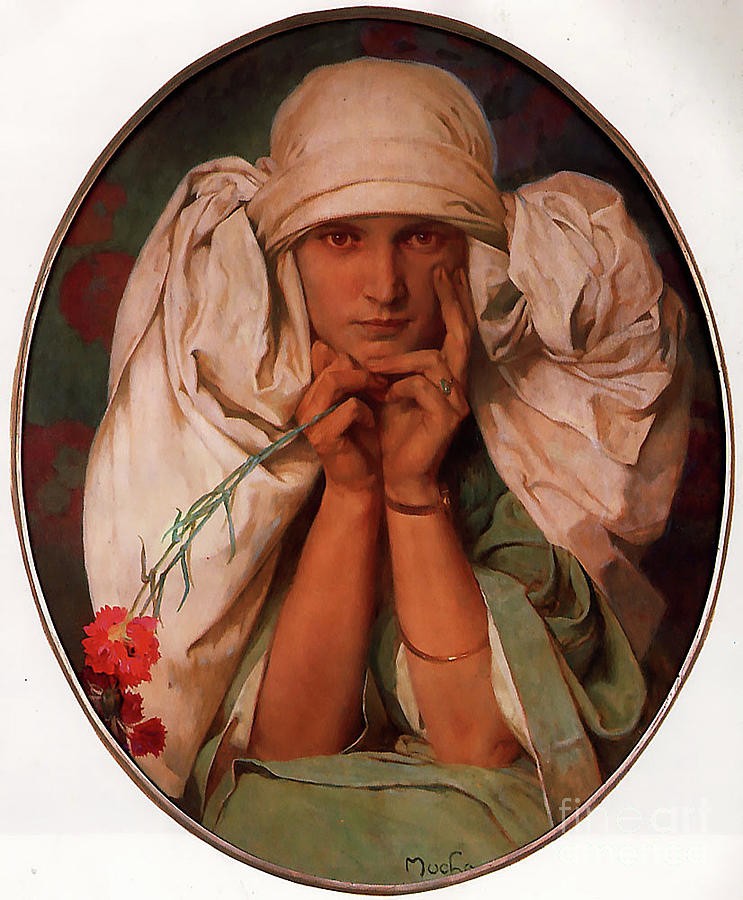 Portrait of Jiri by Alphonse Mucha