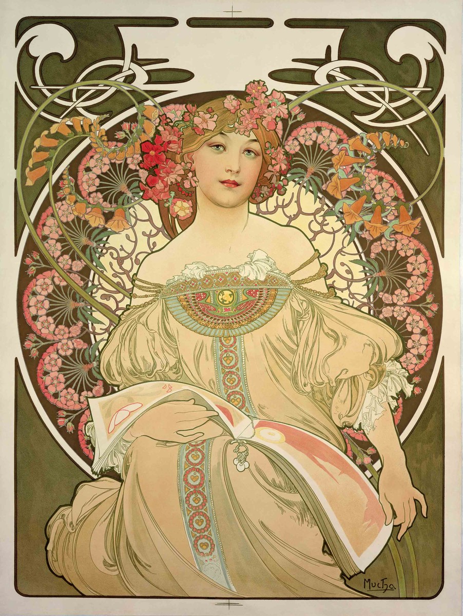 Reverie by Alphonse Mucha