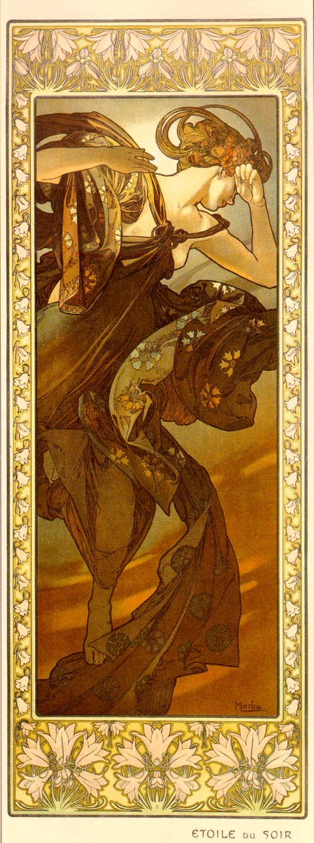 The Evening Star by Alphonse Mucha