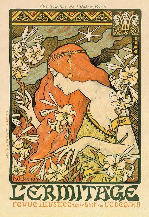The Hermitage by Alphonse Mucha