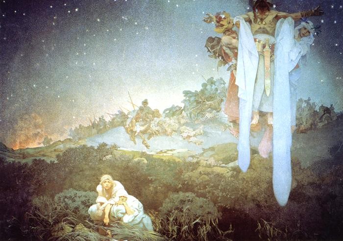 The Slavs in Their Original Homeland by Alphonse Mucha