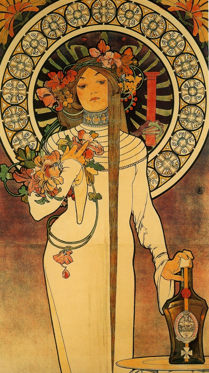 The Trappistine by Alphonse Mucha