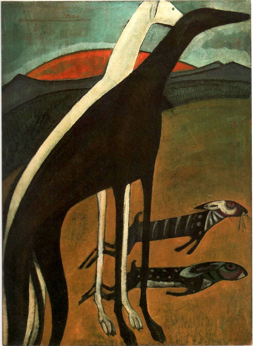 The Greyhounds by Amadeo de Souza-Cardoso