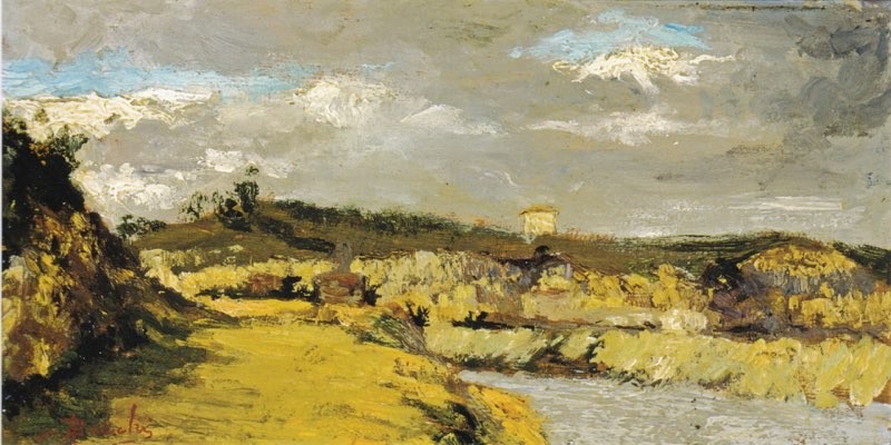 The Tiber at Acqua Acetosa by Amedeo Bocchi