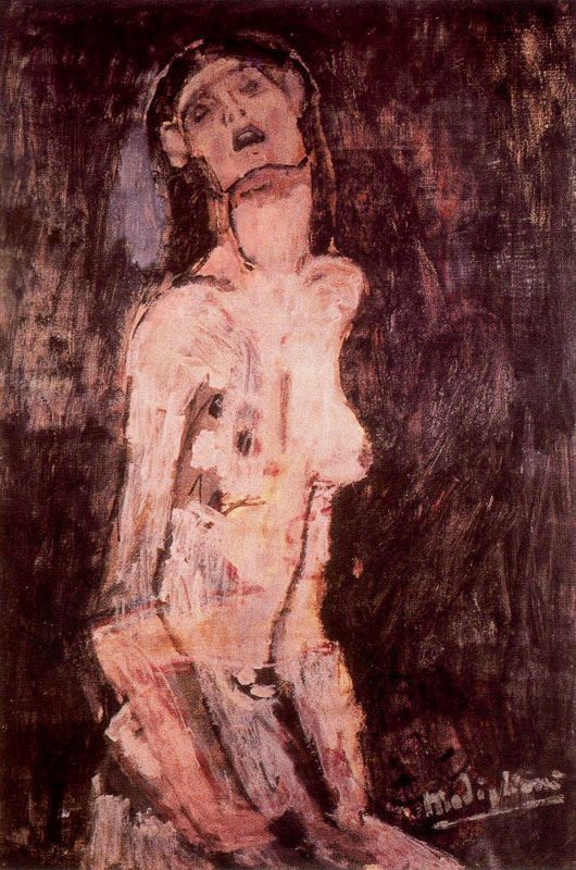 A suffering nude by Amedeo Modigliani