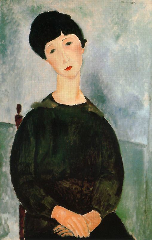 A young girl by Amedeo Modigliani