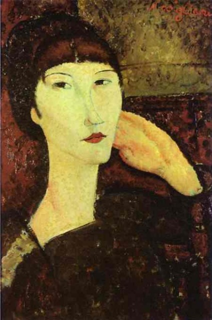 Adrienne (Woman with Bangs) by Amedeo Modigliani