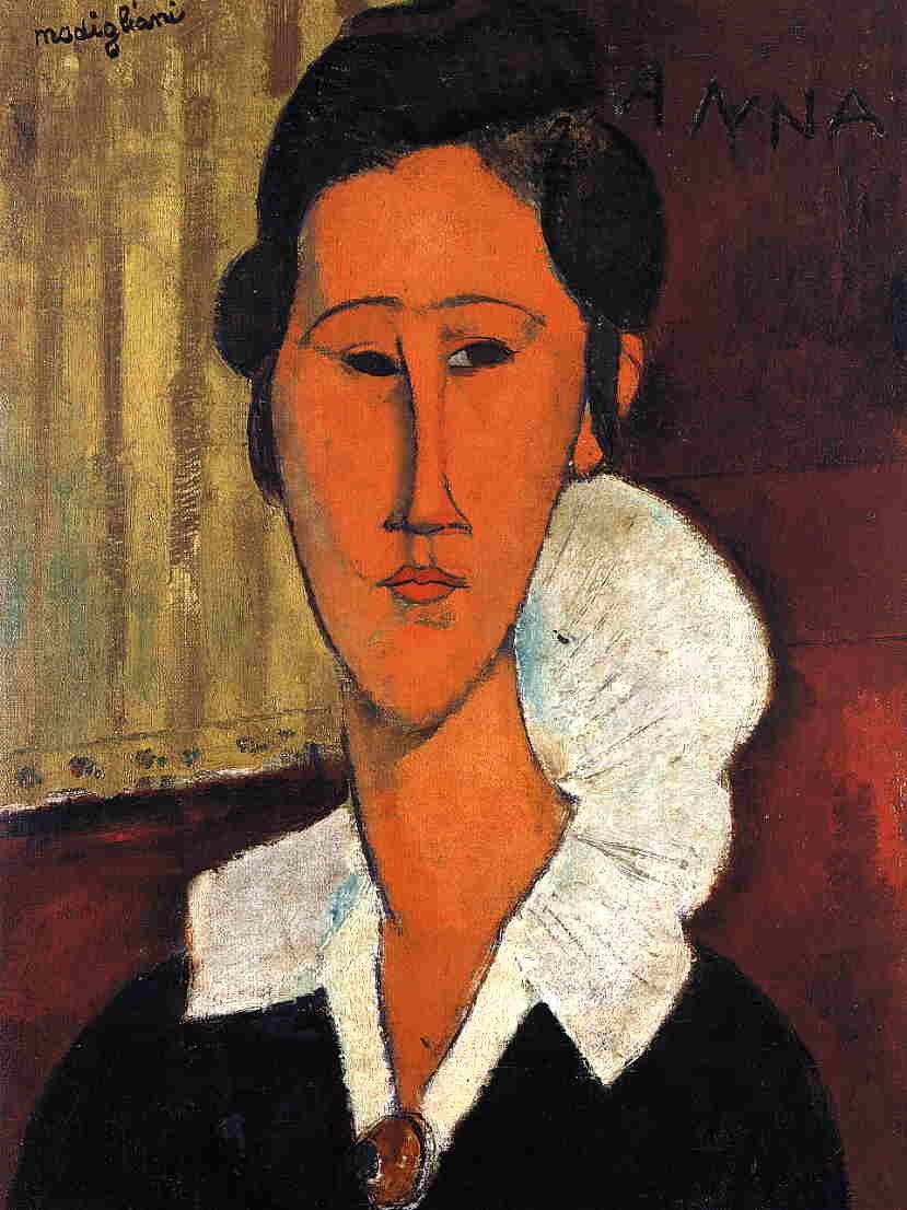 Anna (Hanka) Zborowska by Amedeo Modigliani