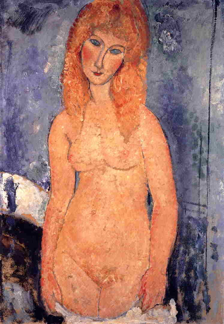 Blonde nude by Amedeo Modigliani