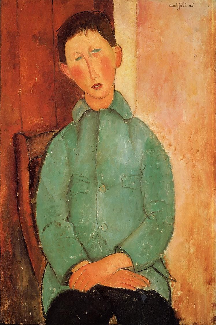 Boy in a Blue Shirt by Amedeo Modigliani