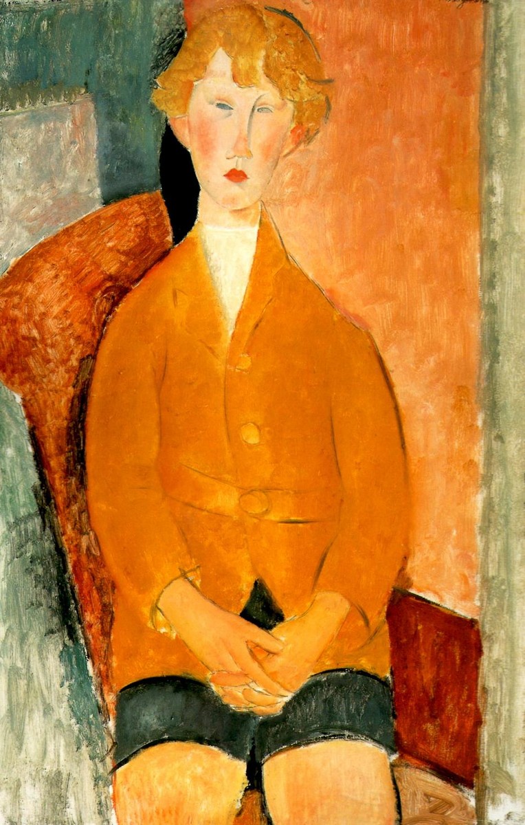 Boy in Shorts by Amedeo Modigliani