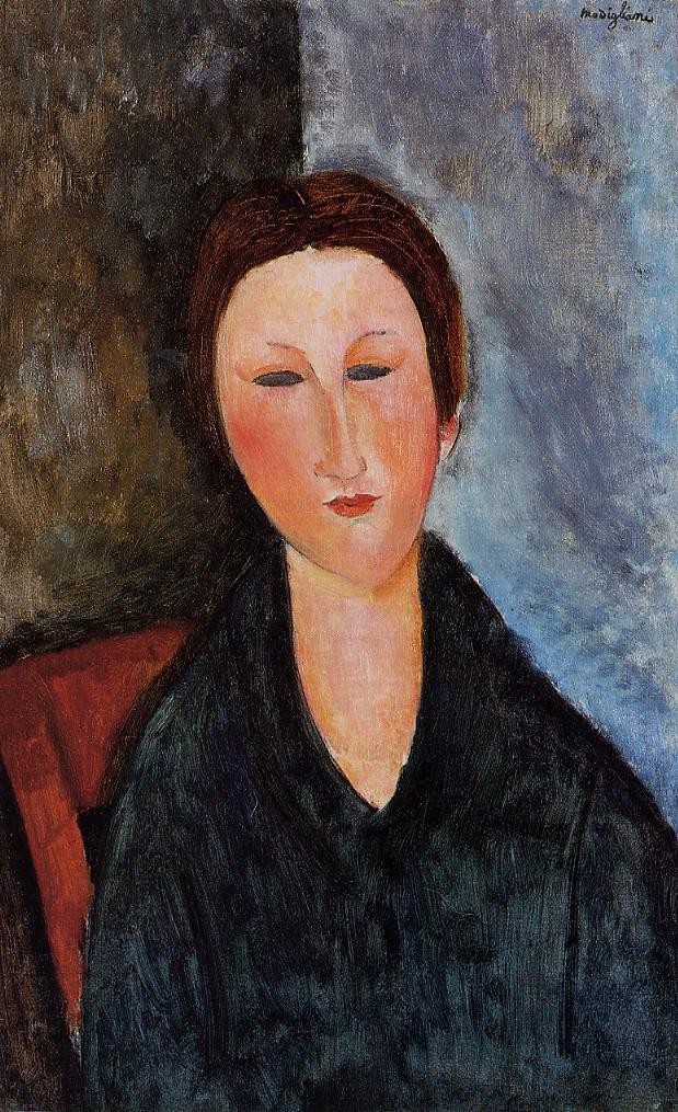 Bust of a Young Woman (Mademoiselle Marthe) by Amedeo Modigliani