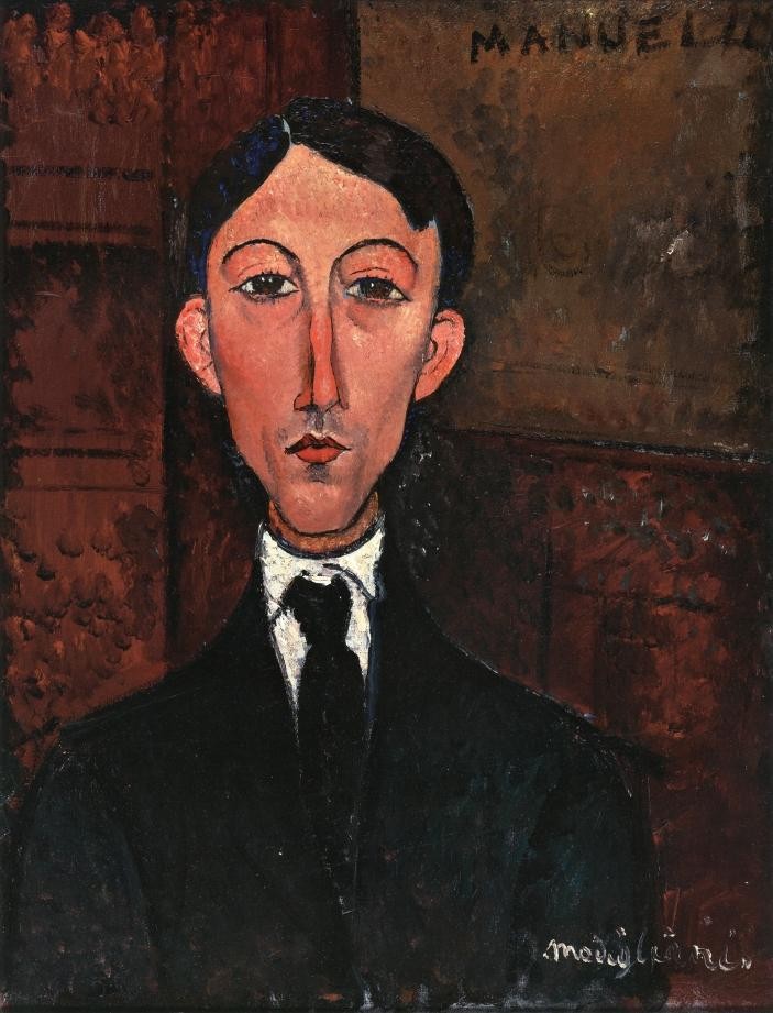 Bust of Manuel Humbert by Amedeo Modigliani