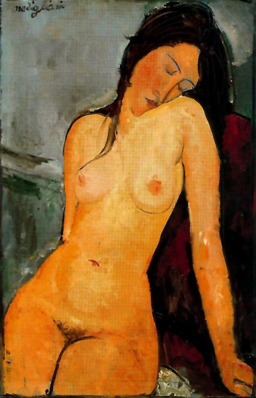 Female nude by Amedeo Modigliani