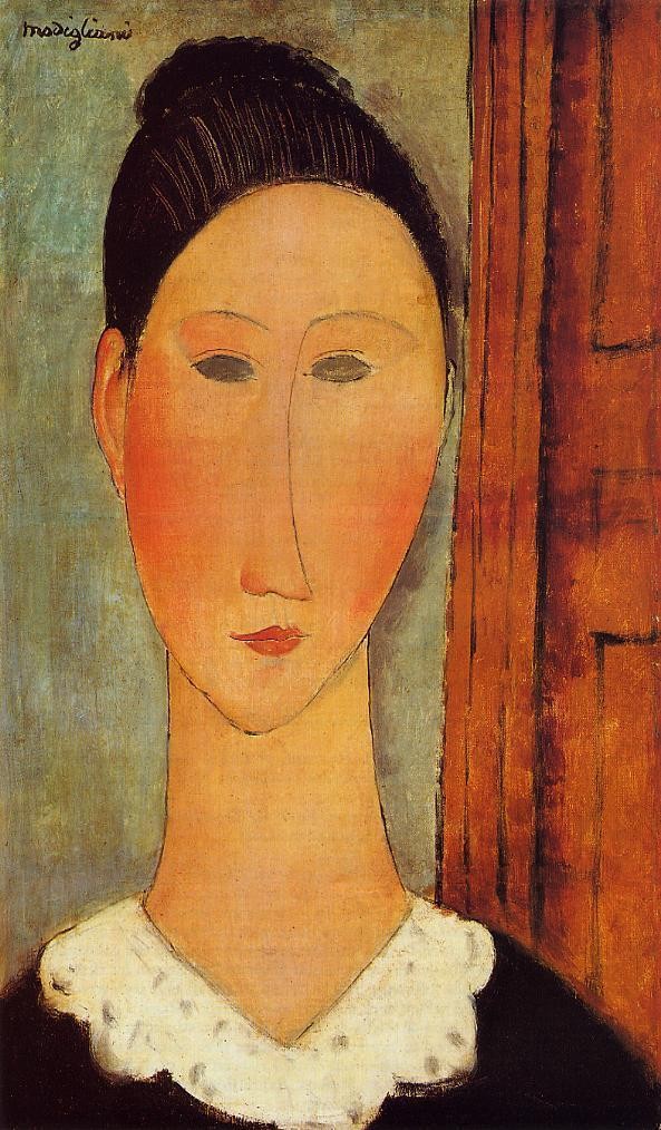 Head of a Girl by Amedeo Modigliani