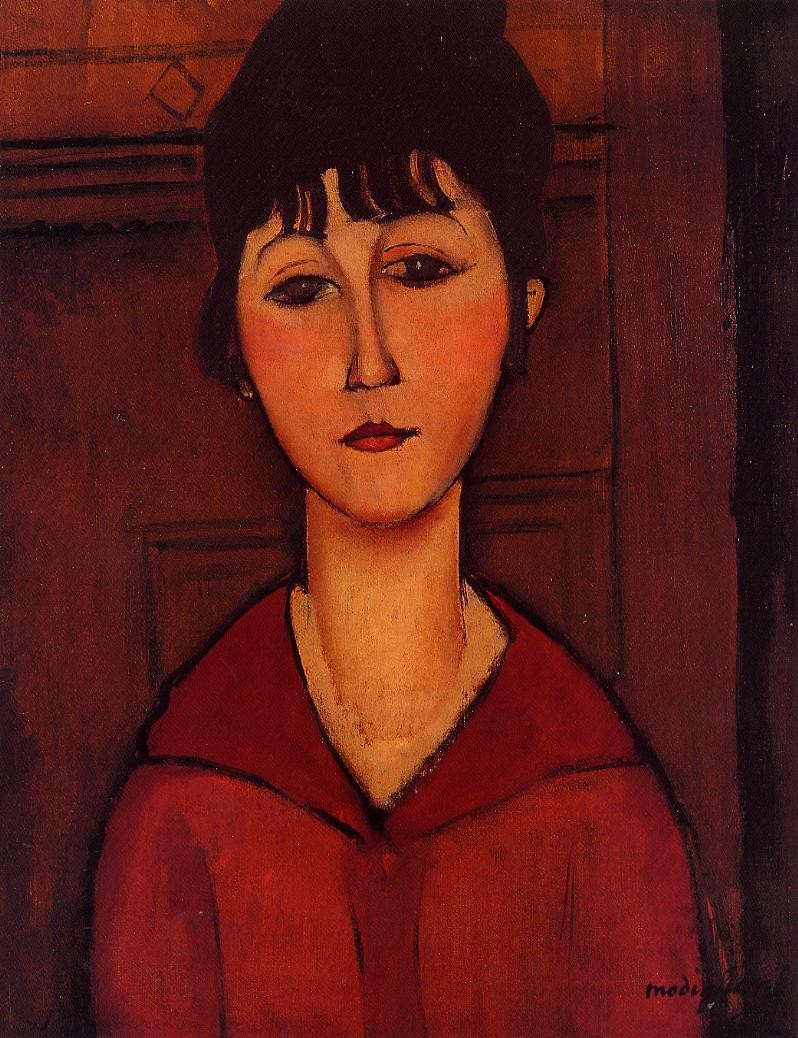 Head of a Young Girl by Amedeo Modigliani