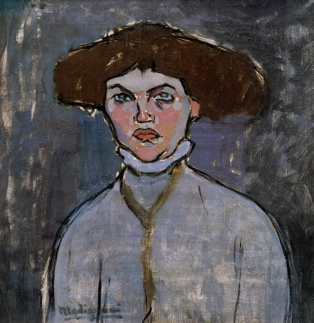 Head of a Young Woman by Amedeo Modigliani