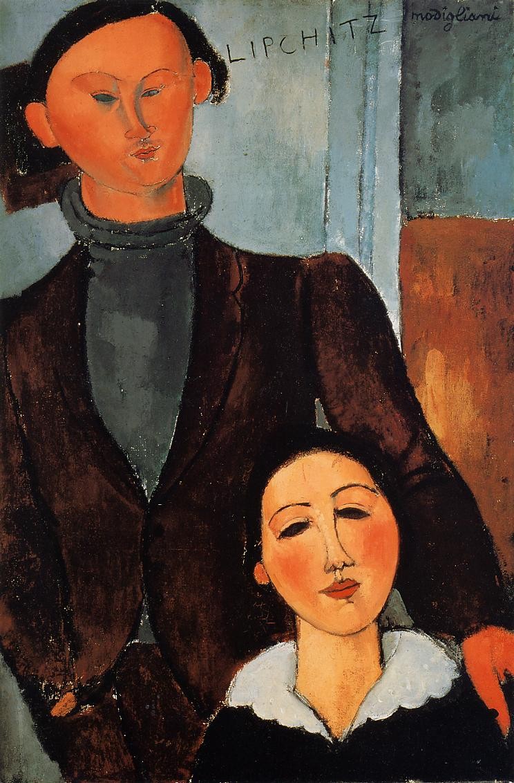 Jacques and Berthe Lipchitz by Amedeo Modigliani