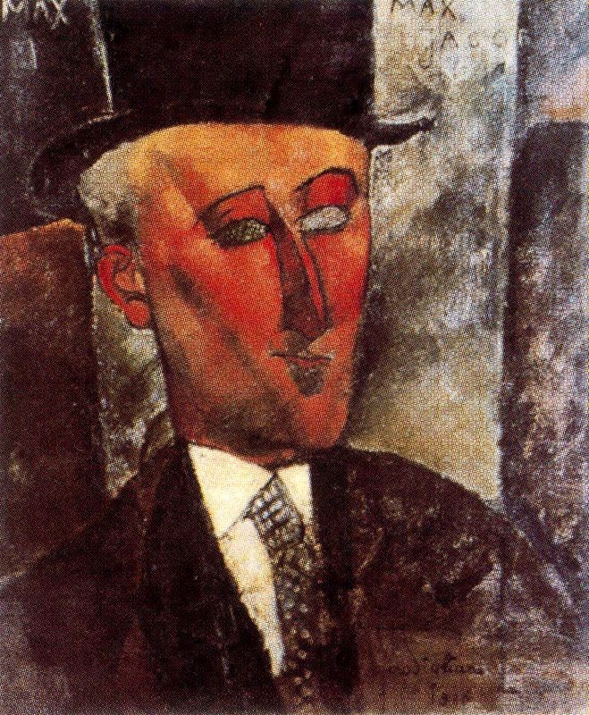 Max Jacob by Amedeo Modigliani