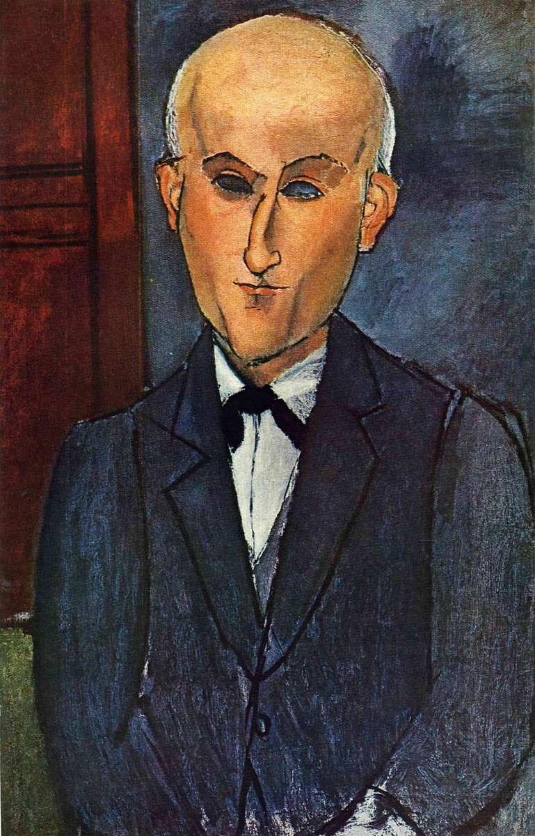 Max Jacob by Amedeo Modigliani