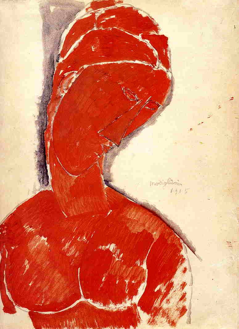 Nude Bust by Amedeo Modigliani