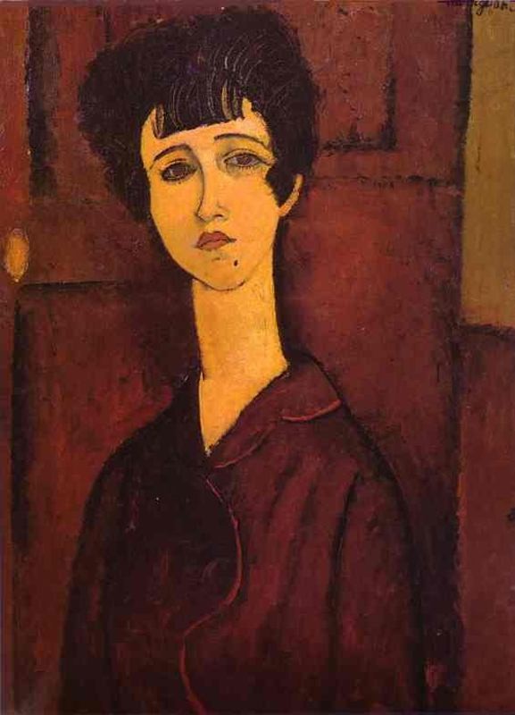 Portrait of a girl (Victoria) by Amedeo Modigliani