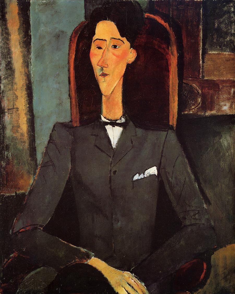 Portrait of Jean Cocteau by Amedeo Modigliani