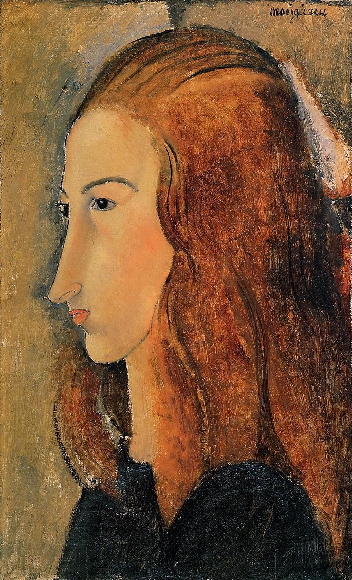 Portrait of Jeanne Hebuterne by Amedeo Modigliani