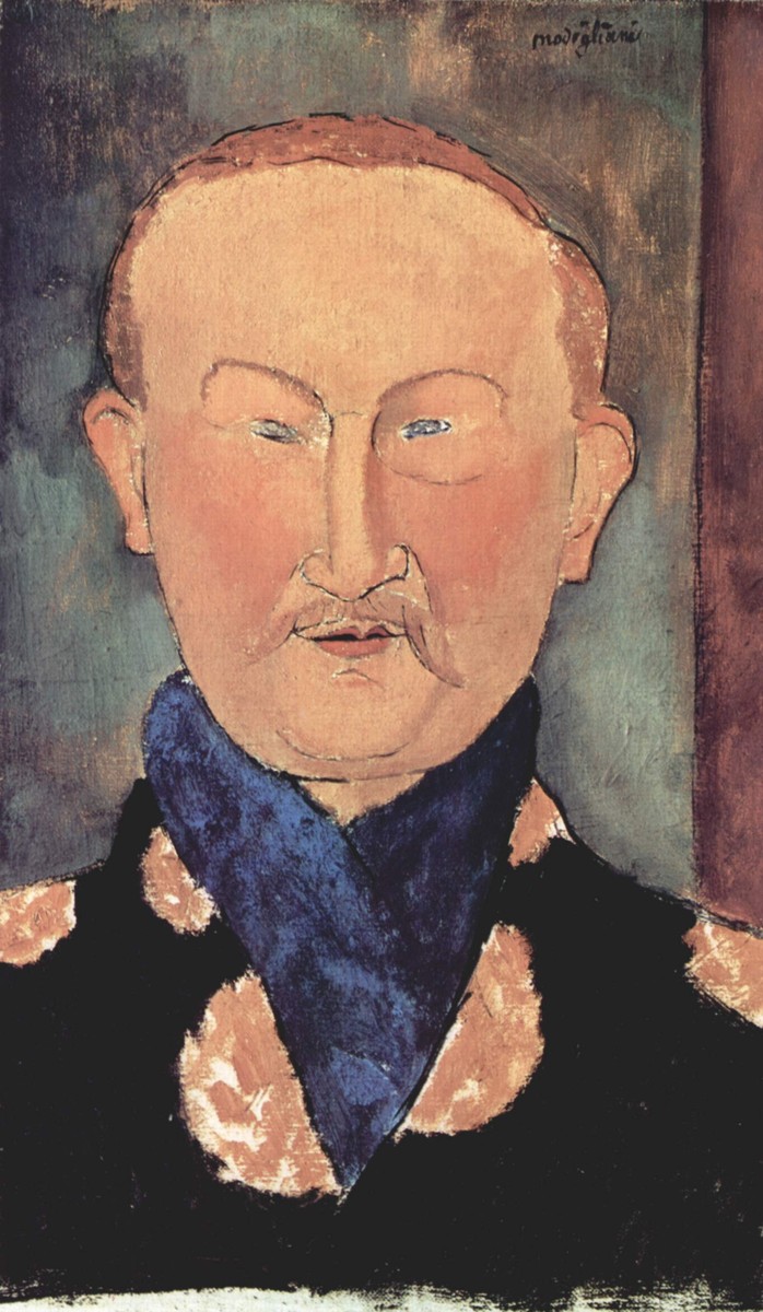 Portrait of Leon Bakst by Amedeo Modigliani
