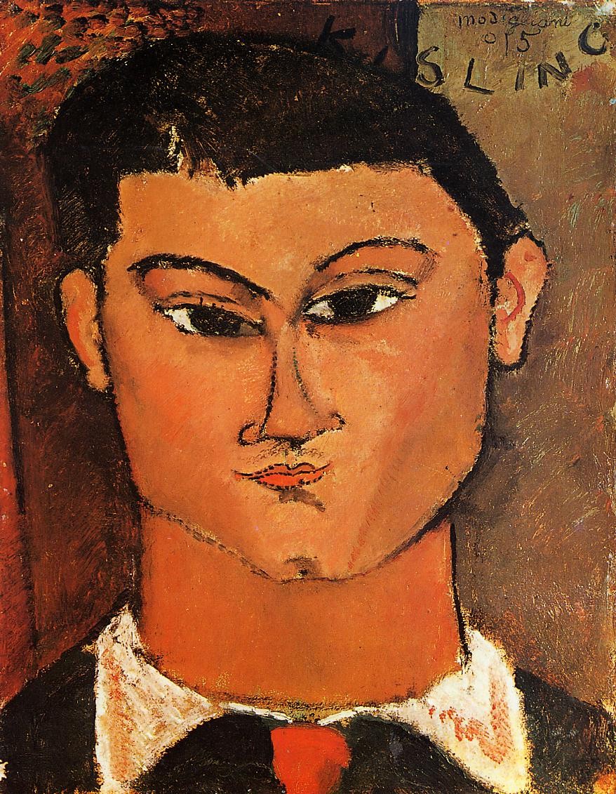 Portrait of Moise Kisling by Amedeo Modigliani