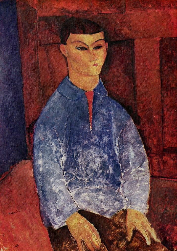 Portrait of Moise Kisling by Amedeo Modigliani