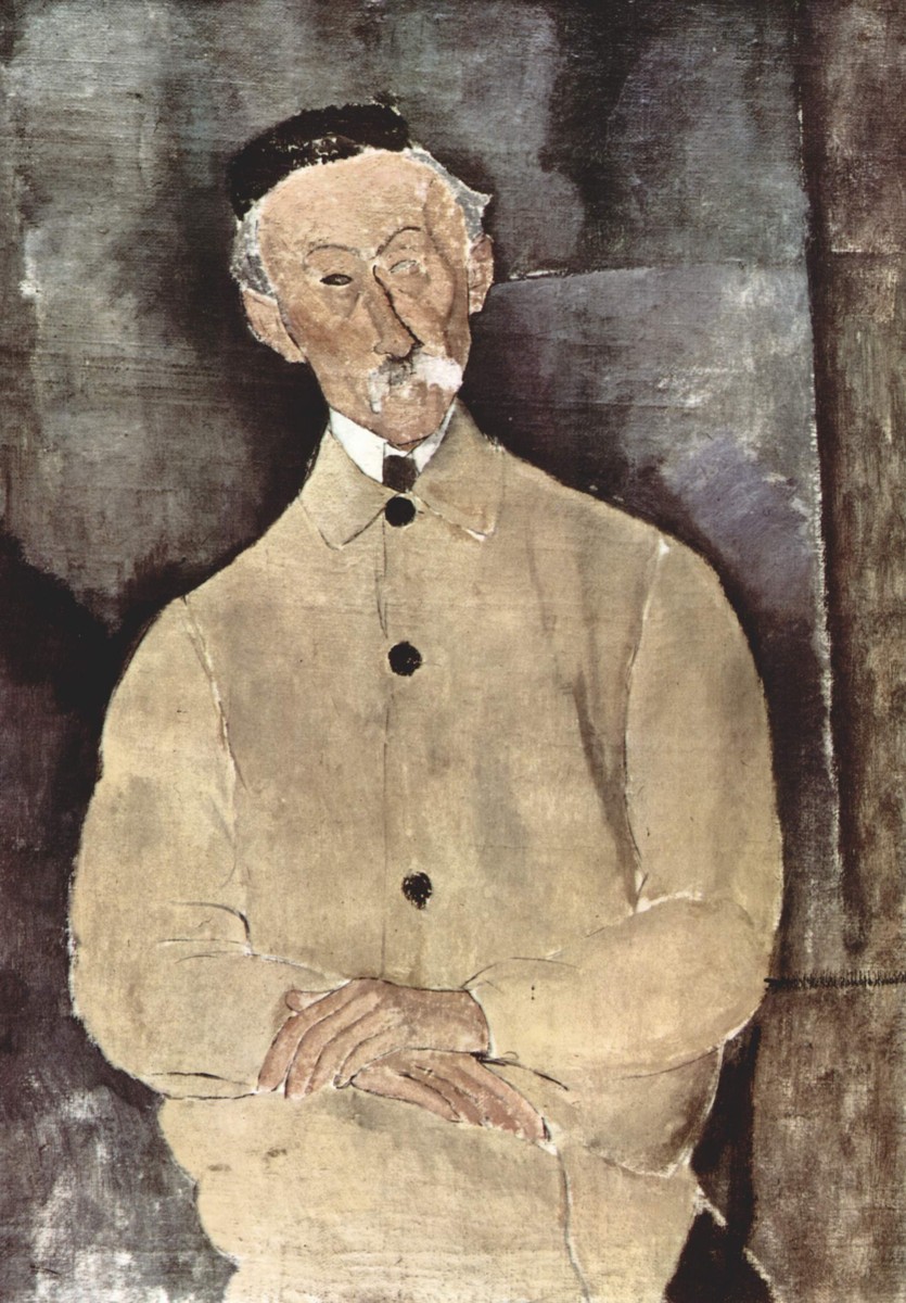 Portrait of Monsieur Lepoutre by Amedeo Modigliani