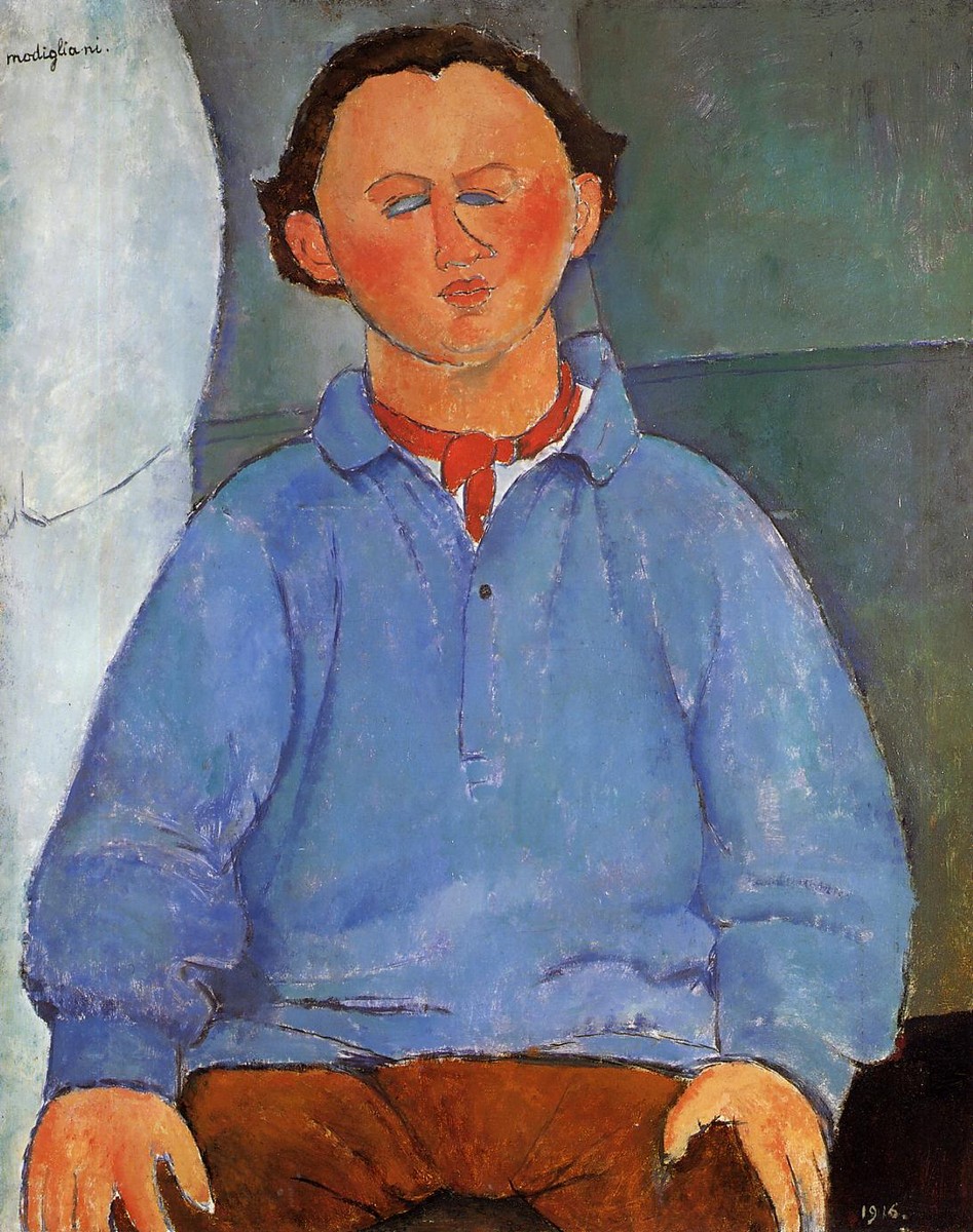 Portrait of Oscar Miestchanioff by Amedeo Modigliani