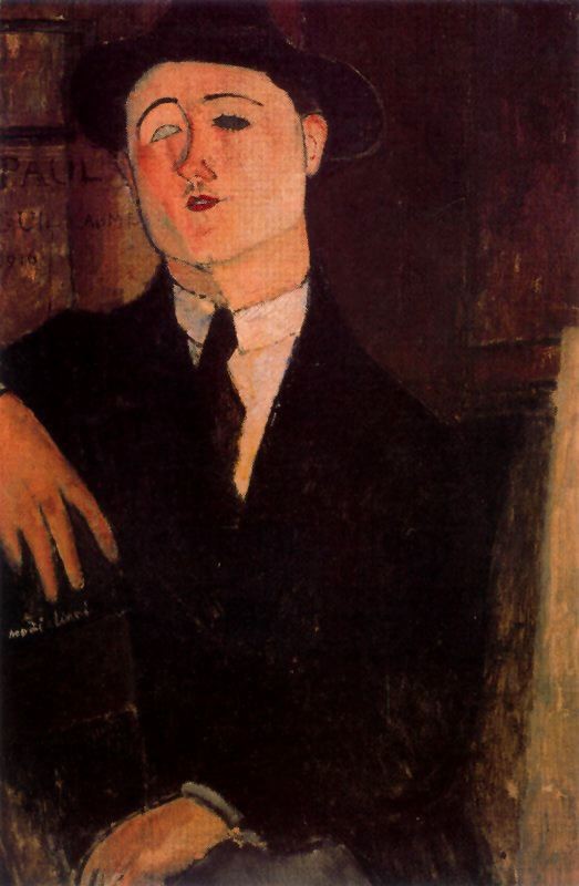 Portrait of Paul Guillaume by Amedeo Modigliani