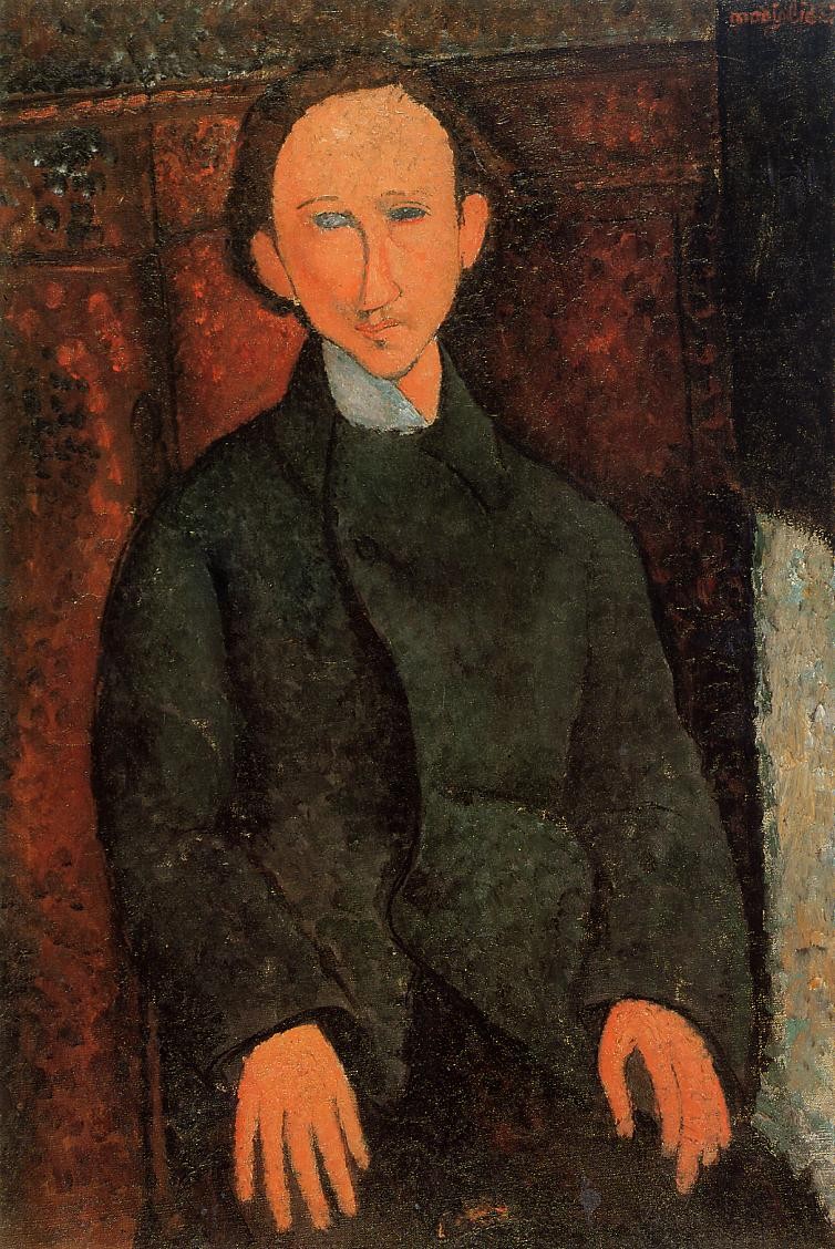 Portrait of Pinchus Kremenge by Amedeo Modigliani
