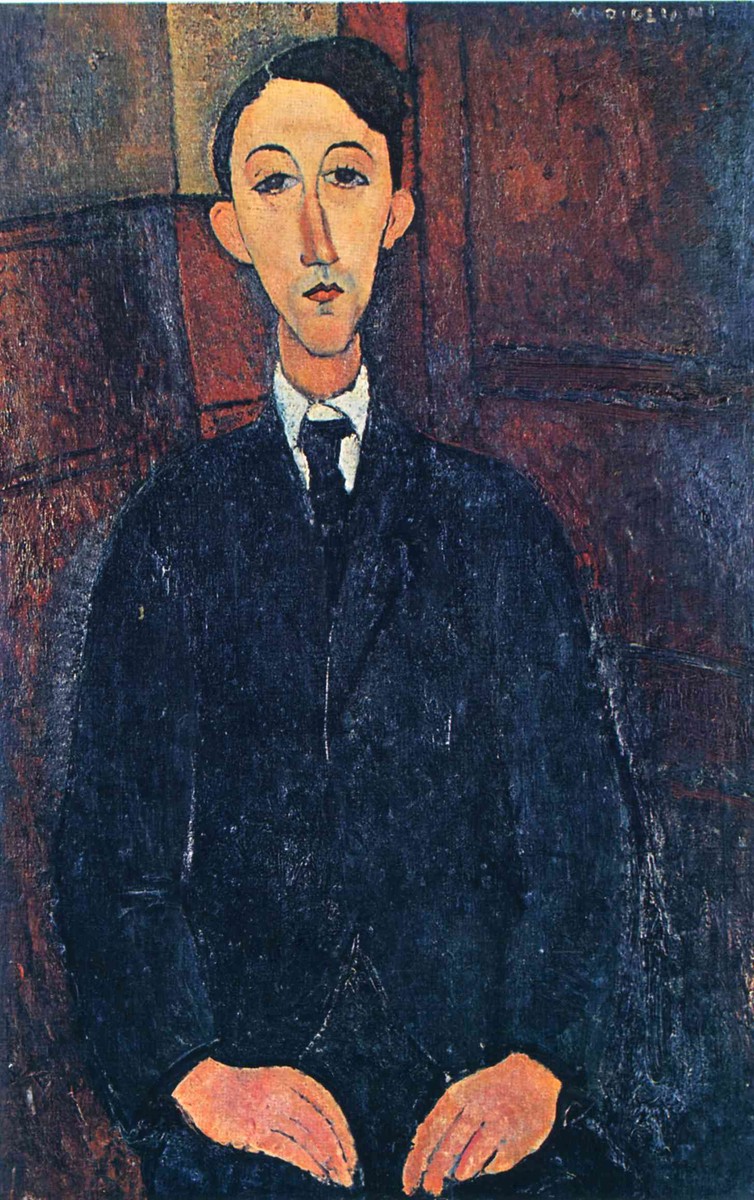 Portrait of the painter Manuel Humbert by Amedeo Modigliani