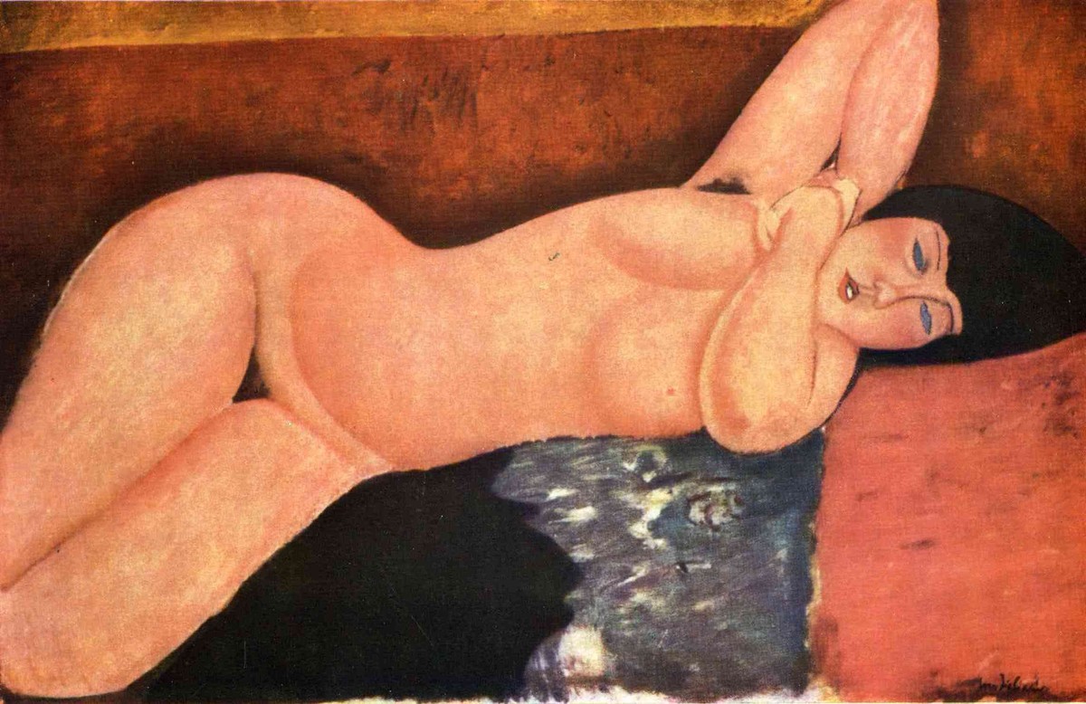 Reclining nude by Amedeo Modigliani