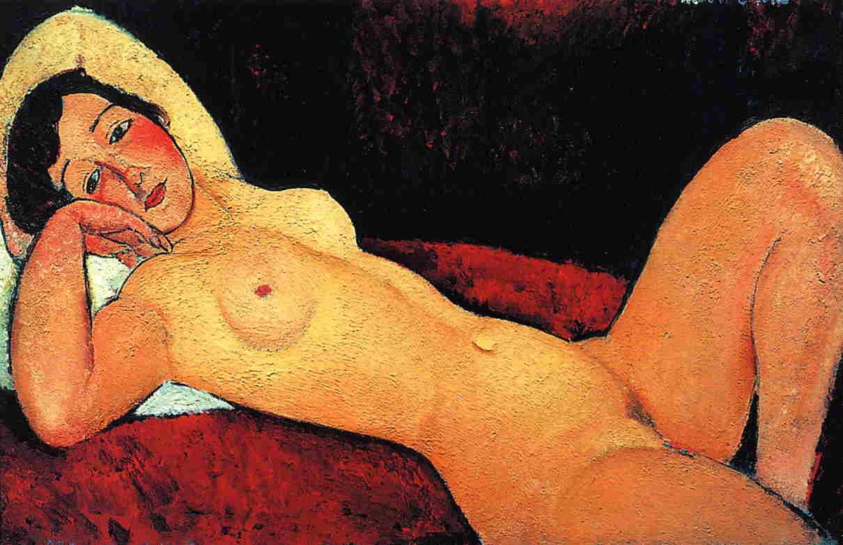 Reclining nude by Amedeo Modigliani