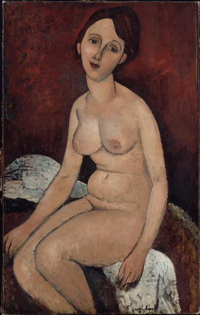 Seated nude by Amedeo Modigliani
