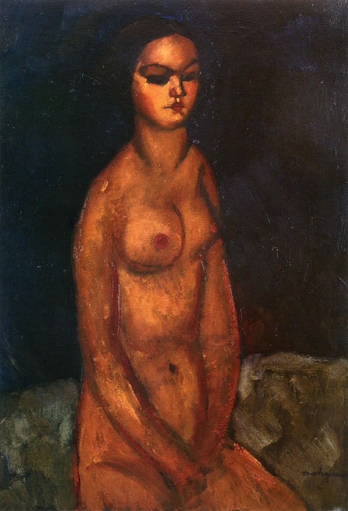 Seated nude by Amedeo Modigliani
